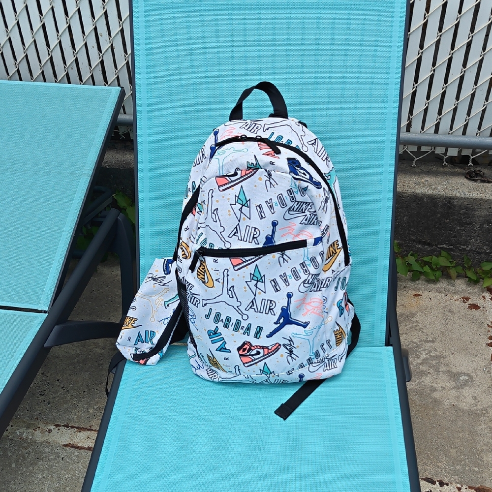 Nike White and Black Backpack Accessories